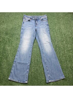 American Eagle Jeans Women's 8 30x29 Blue Kick Boot Next Level Stretch X Short